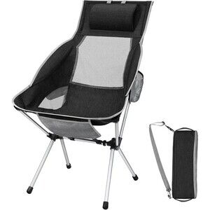 Folding Camping Chairs Portable Heavy Duty: Portable Lightweight Mesh Chair High